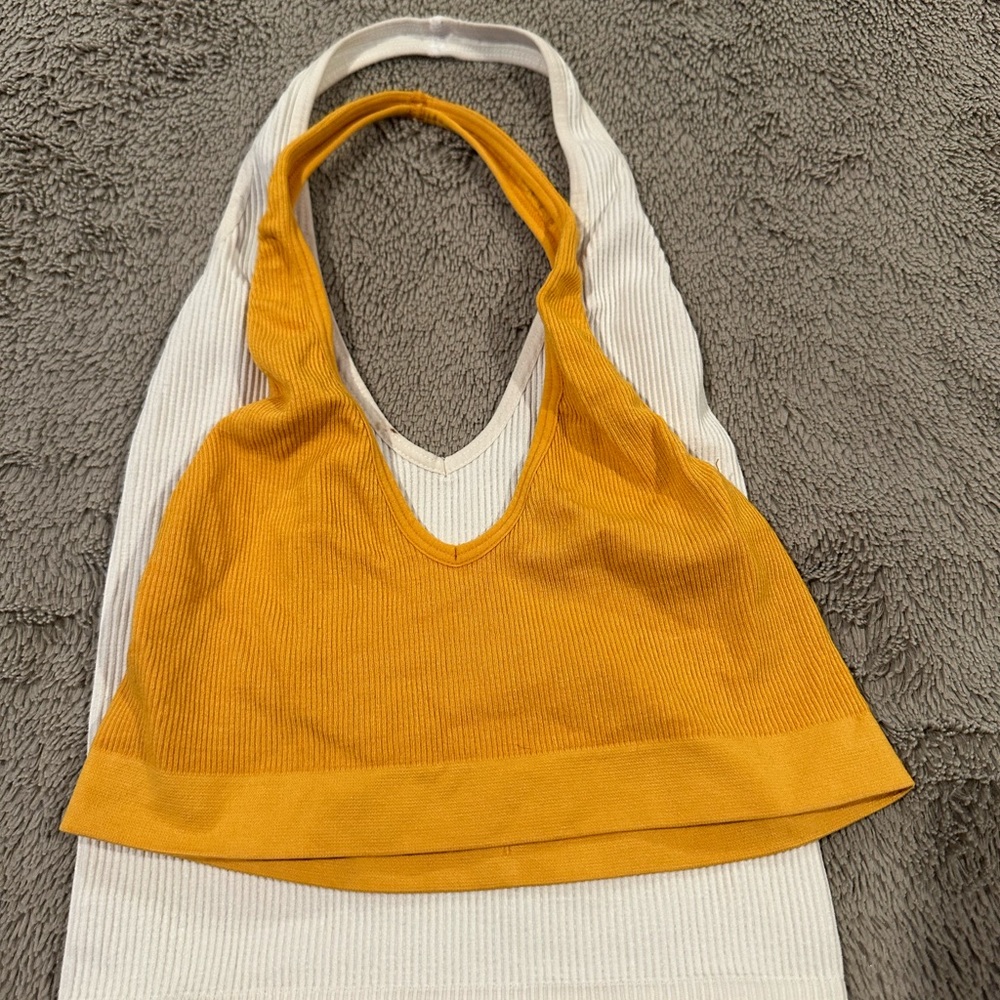 Brand/Other 2pc bralette crop fitted top